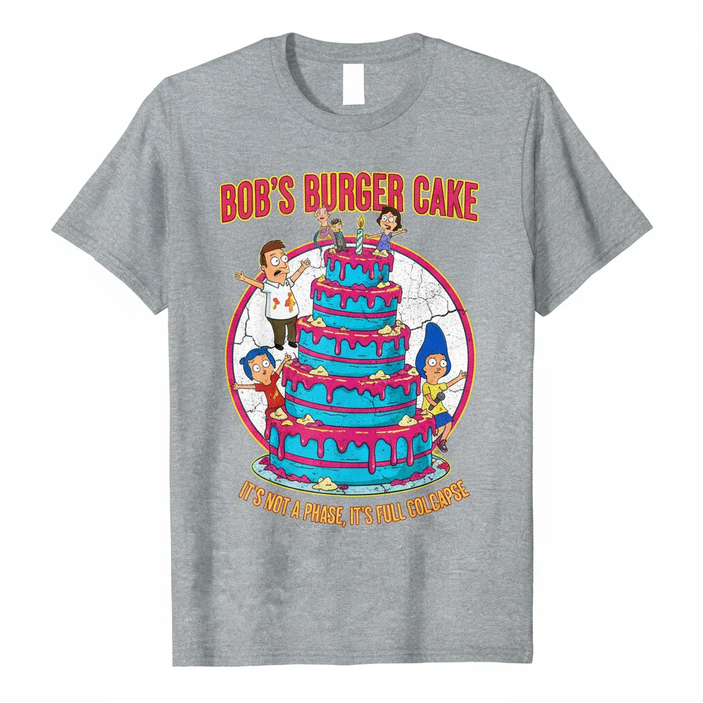 Bobs Burgers Cake Shirt – The Essential Tee Built to Last