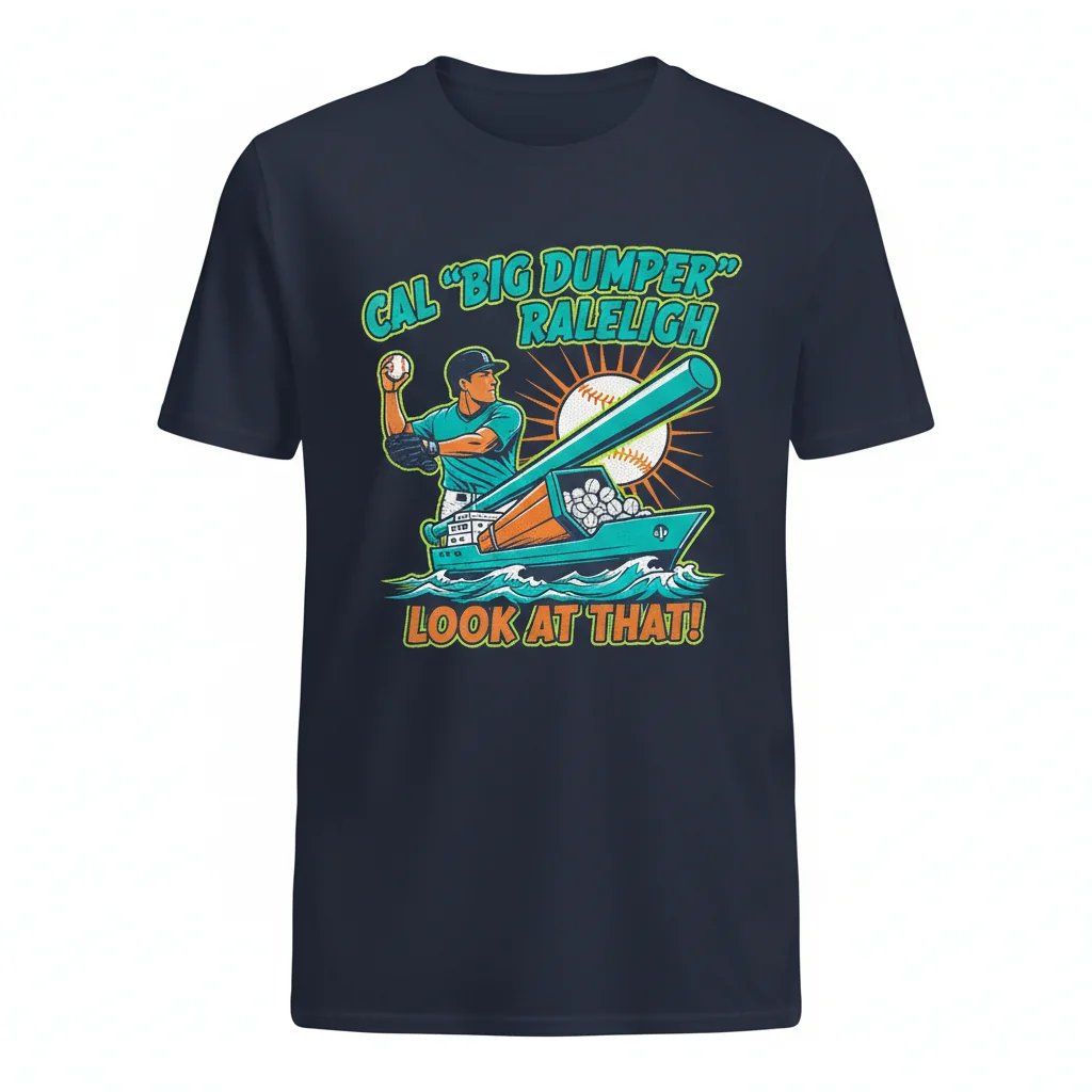 Cal Raleigh 'Big Dumper' Seattle Mariners Tee