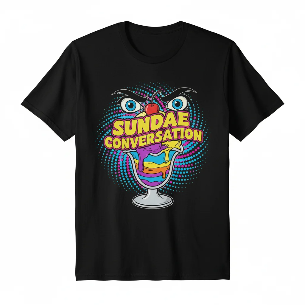 Caleb Pressley Sundae Conversation Eyes Tee – Artistic Vision Apparel