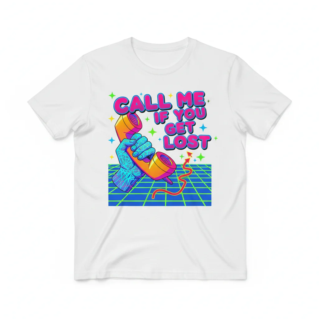 Call Me If You Get Lost Retro Essential T-Shirt – Unmatched Comfort & Style
