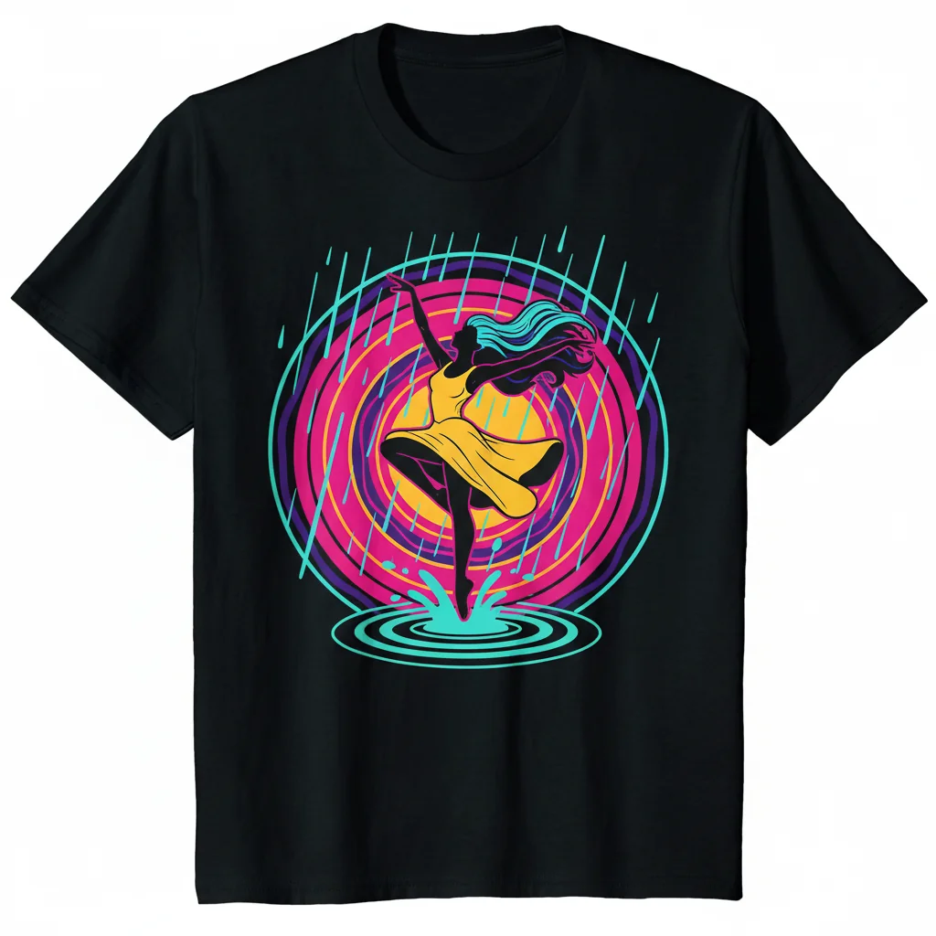 Calliope Petrichor - 'Dancing in the Rain' Premium Essential T-Shirt: Fade-Resistant & Perfect Fit