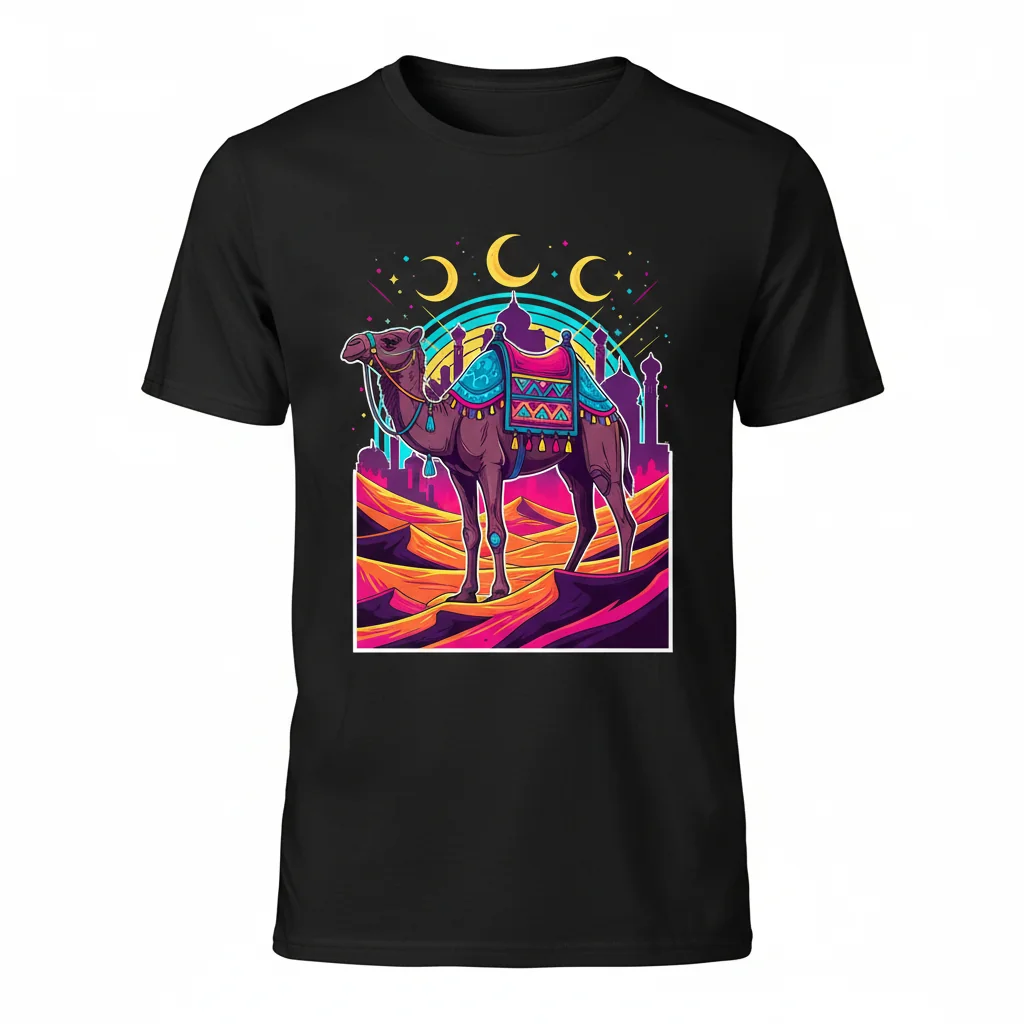 Camel Tales of Agrabar: The Durable, Fade-Resistant Essential T-Shirt