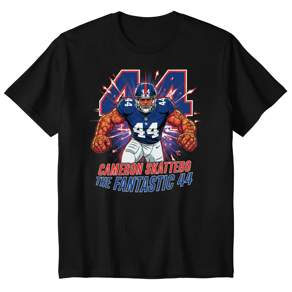 Cameron Skattebo's Iconic 44 Giants Tribute Tee