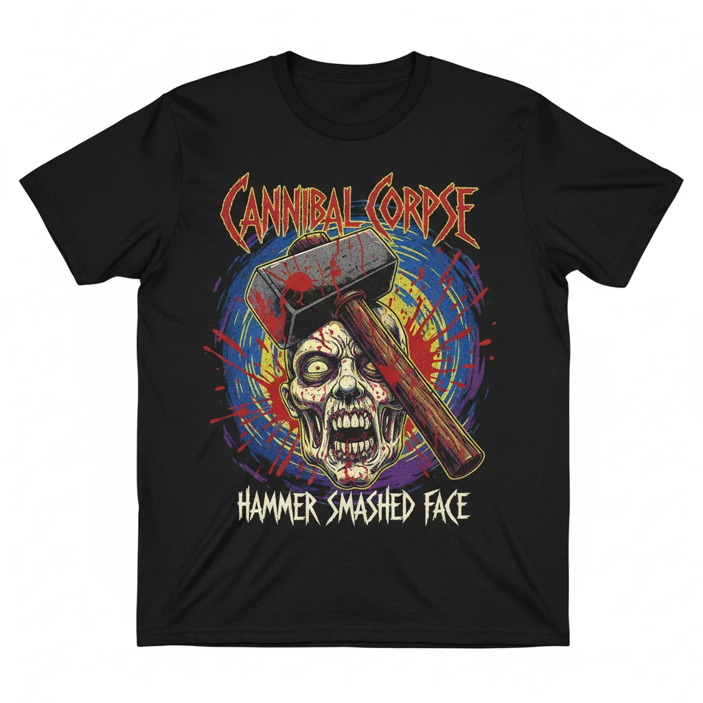 Cannibal Corpse "Hammer Smashed Face" Premium Band Tee - Built to Last