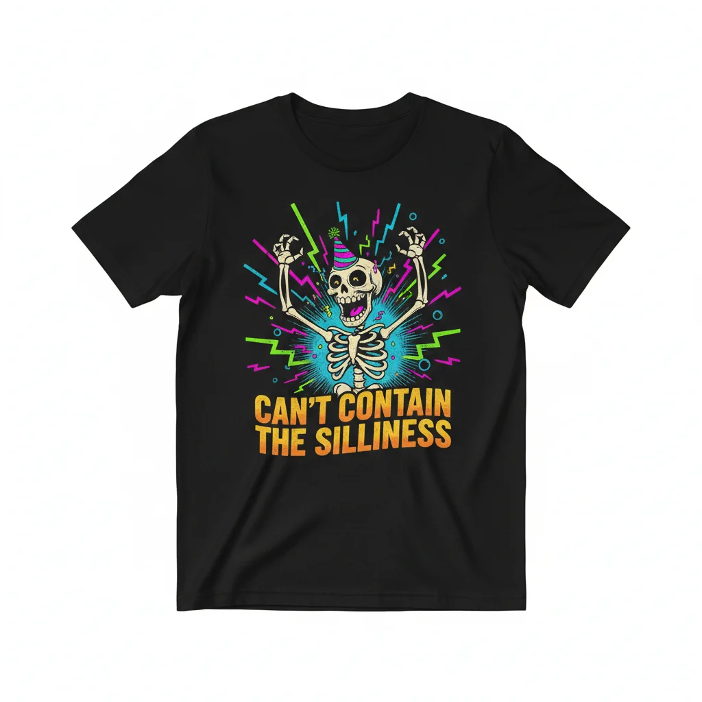 Embrace Your Inner Quirks | 'Silliness' Skeleton Tee
