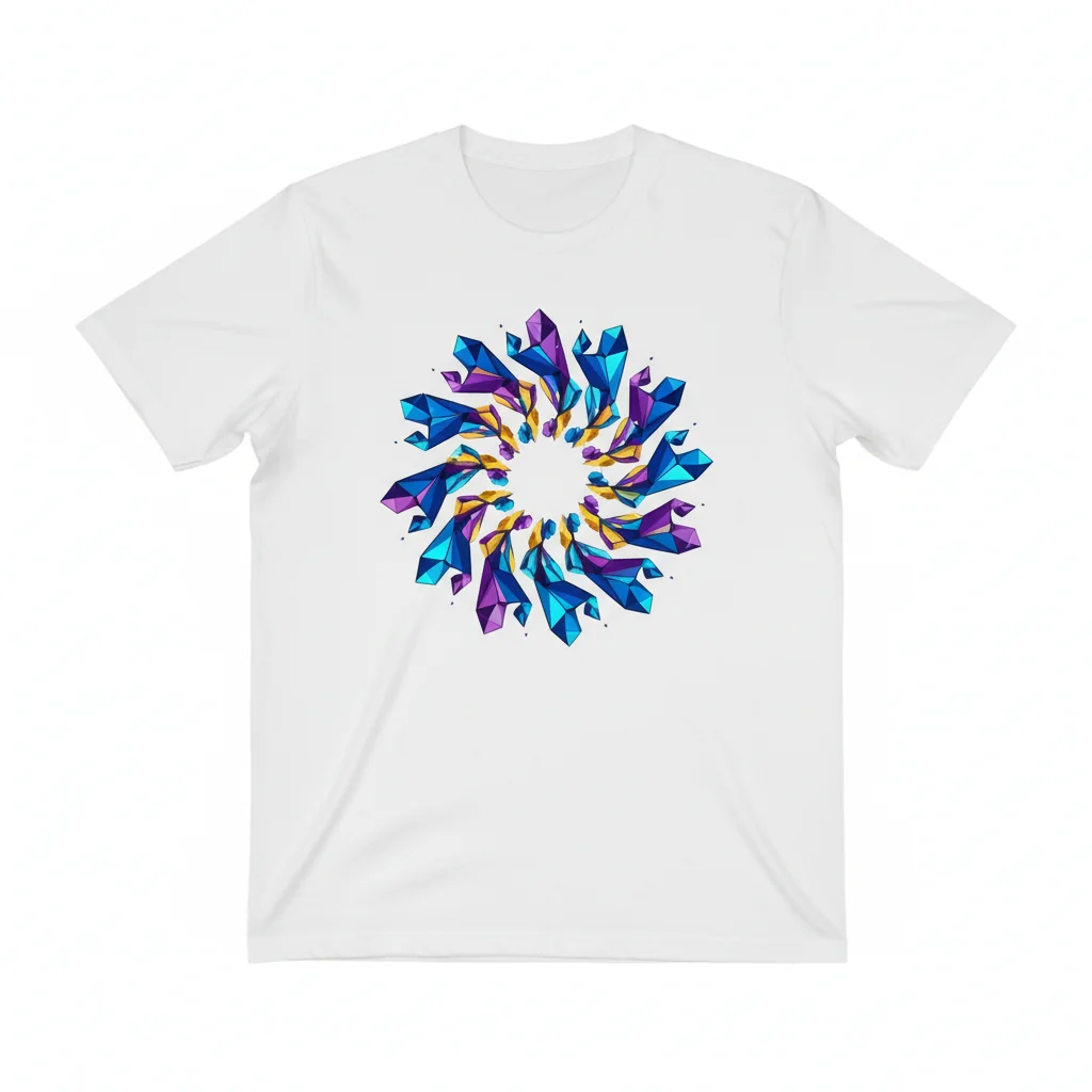 Canticle of the Crystalline Choir: Durable, Pre-Shrunk Essential T-Shirt