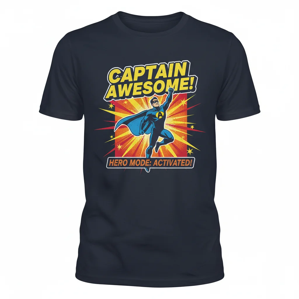 Captain Awesome Essential T-Shirt – Premium Unisex Tee