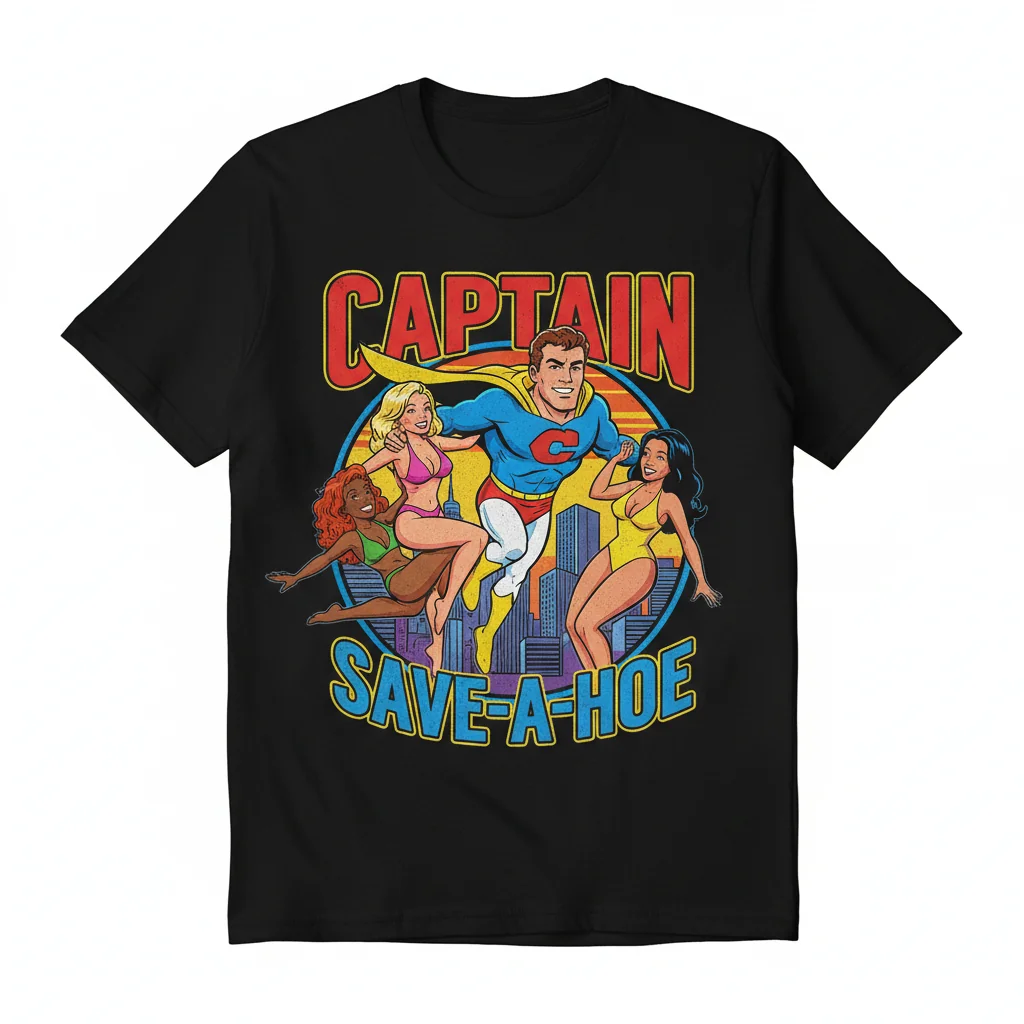 Captain Save a Hoe Graphic Tee
