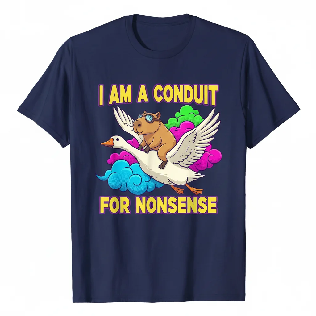 Capybara & Goose: Conduit for Nonsense - Premium Unisex Tee