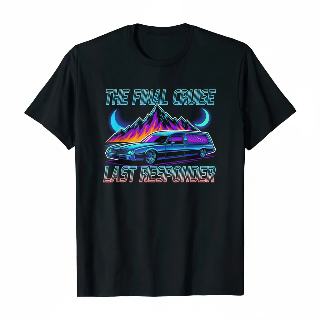 Car Last Responder T-Shirt - Emergency Vehicle Fan Apparel