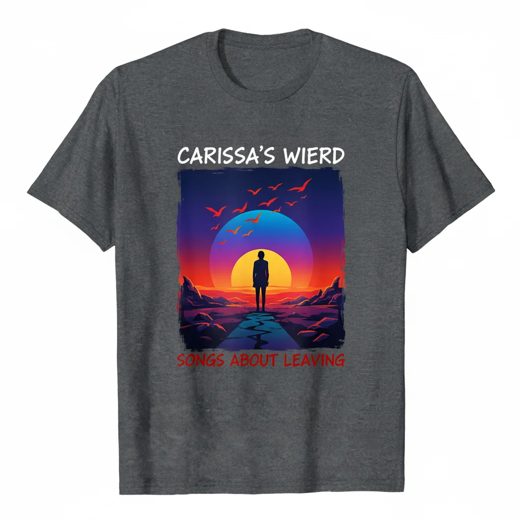 Carissa's Wierd - Songs About Leaving Album Cover Premium Unisex T-Shirt