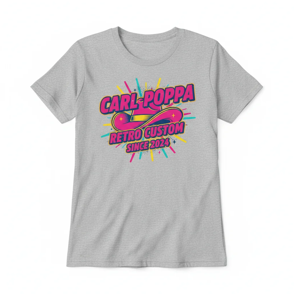 Carl Poppa Retro Graphic Essential Tee