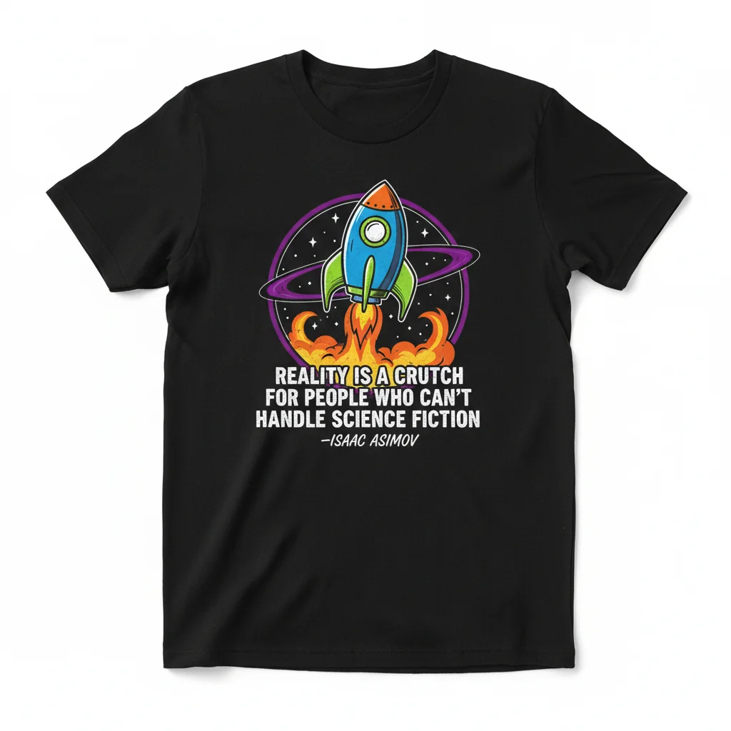 Cosmic Wit Tee - Asimov's Rocket Ride