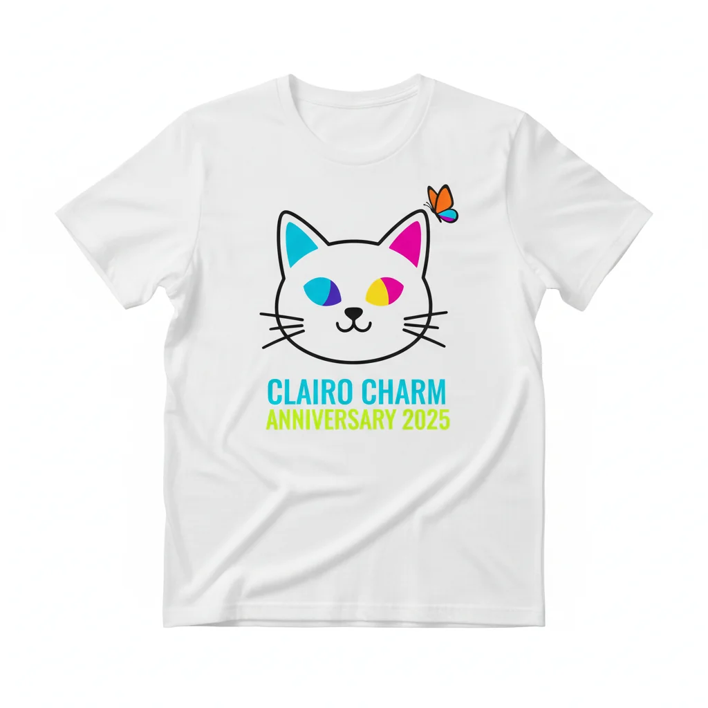 Clairo Charm '25 Tee: Anniversary Drop