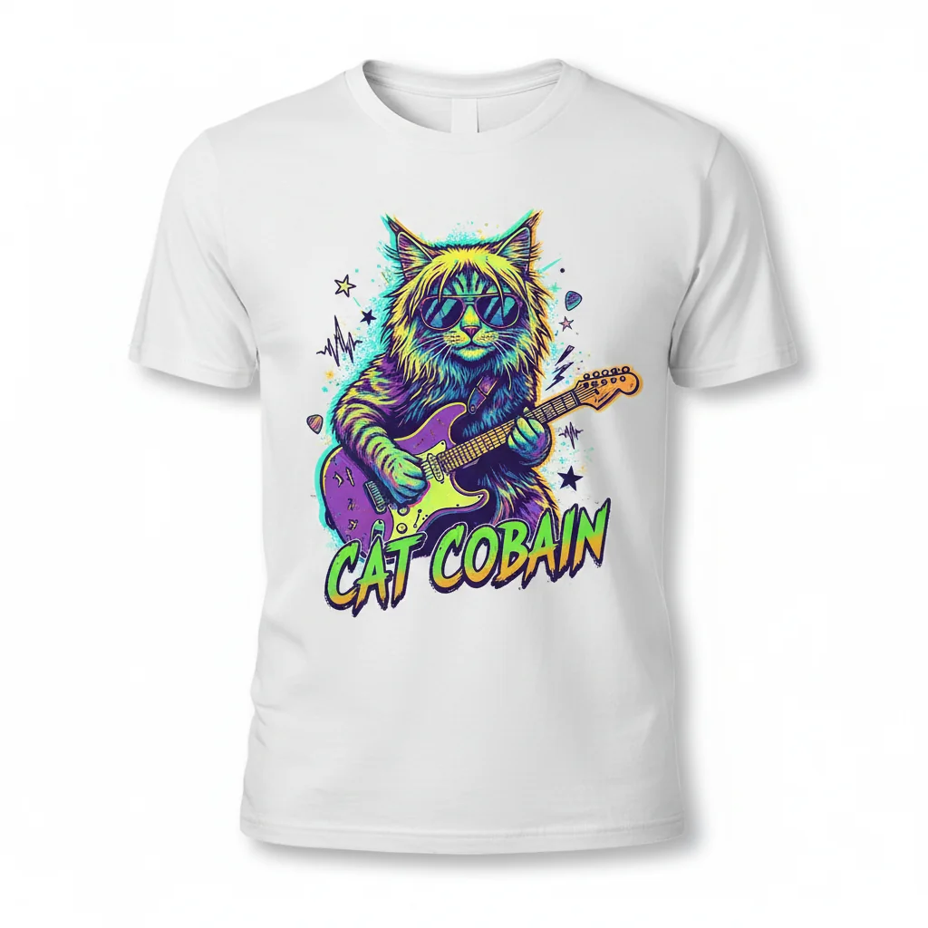 Cat Cobain Essential T-Shirt: Lasting Comfort, Iconic Style 1 Cat Cobain Essential T-Shirt: Lasting Comfort, Iconic Style