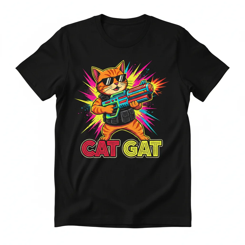 "Cat Gat" - Your Everyday Canvas of Joy T-Shirt