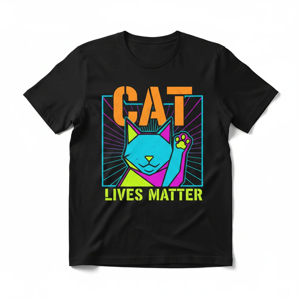 Cat Lives Matter Essential T-Shirt - Premium Cotton Tee