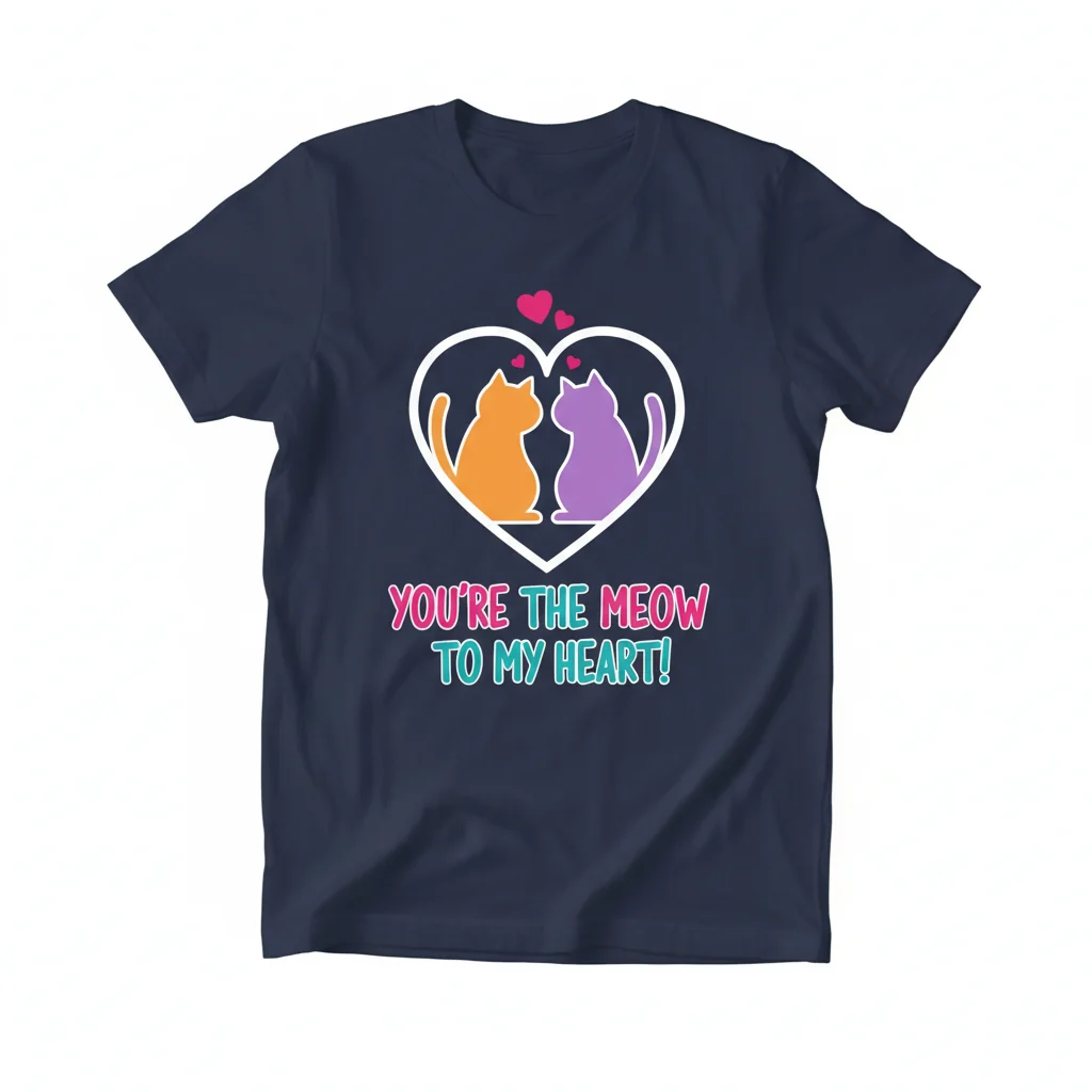 Paws-itively Adorable Cat Valentine's Day Pun Essential T-Shirt