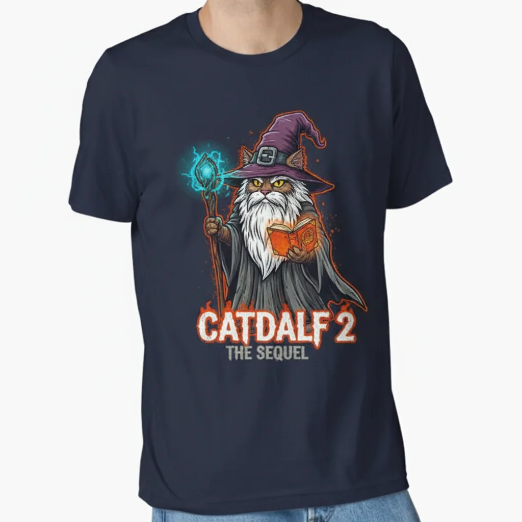 Catdalf 2: Wizard Feline Essential Tee