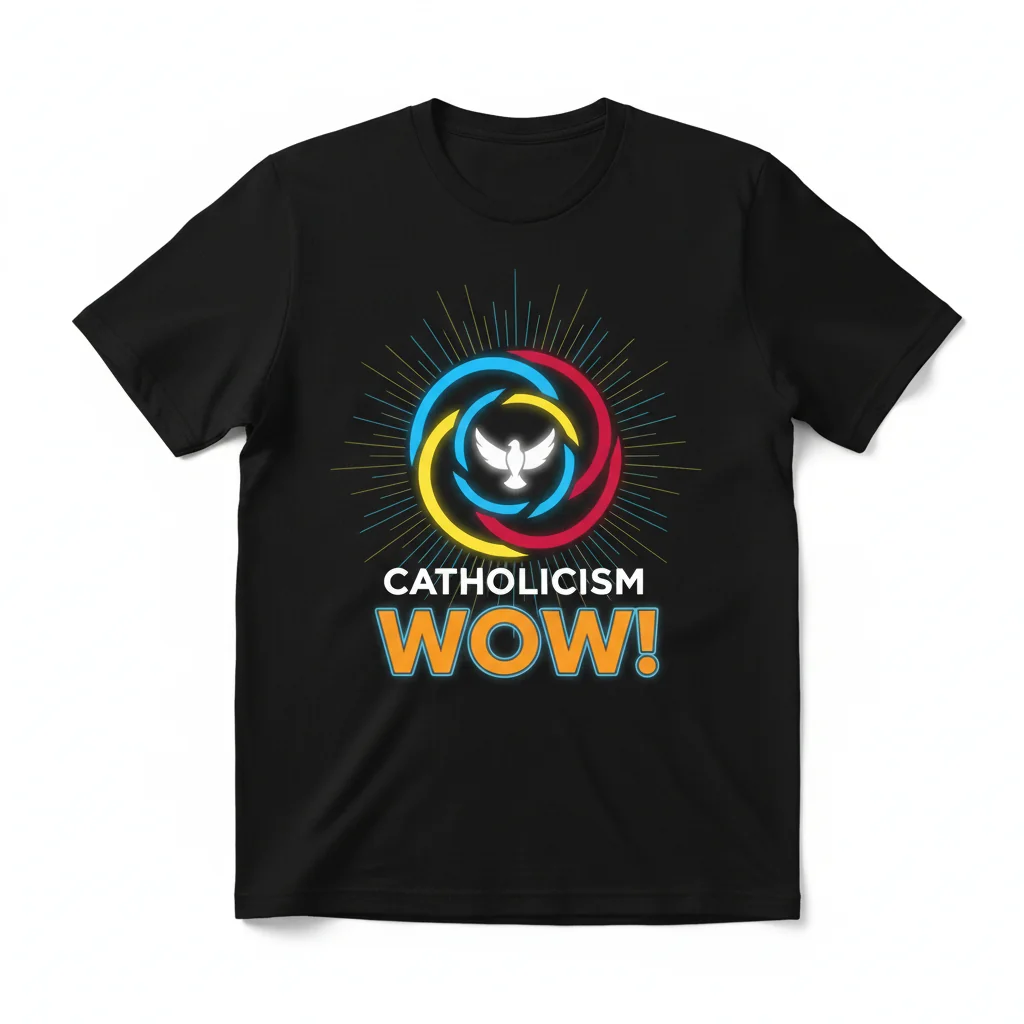 "Catholicism WOW!" Premium Comfort T-Shirt - Vibrant & Durable