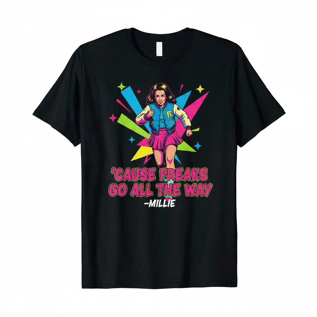 Embrace Your Inner Freak: Millie's Unforgettable Spirit T-Shirt