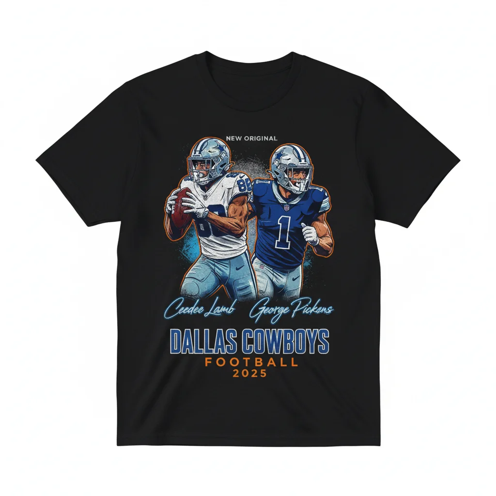 CeeDee Lamb X George Pickens Dallas Cowboys Football Signature 2025 Shirt