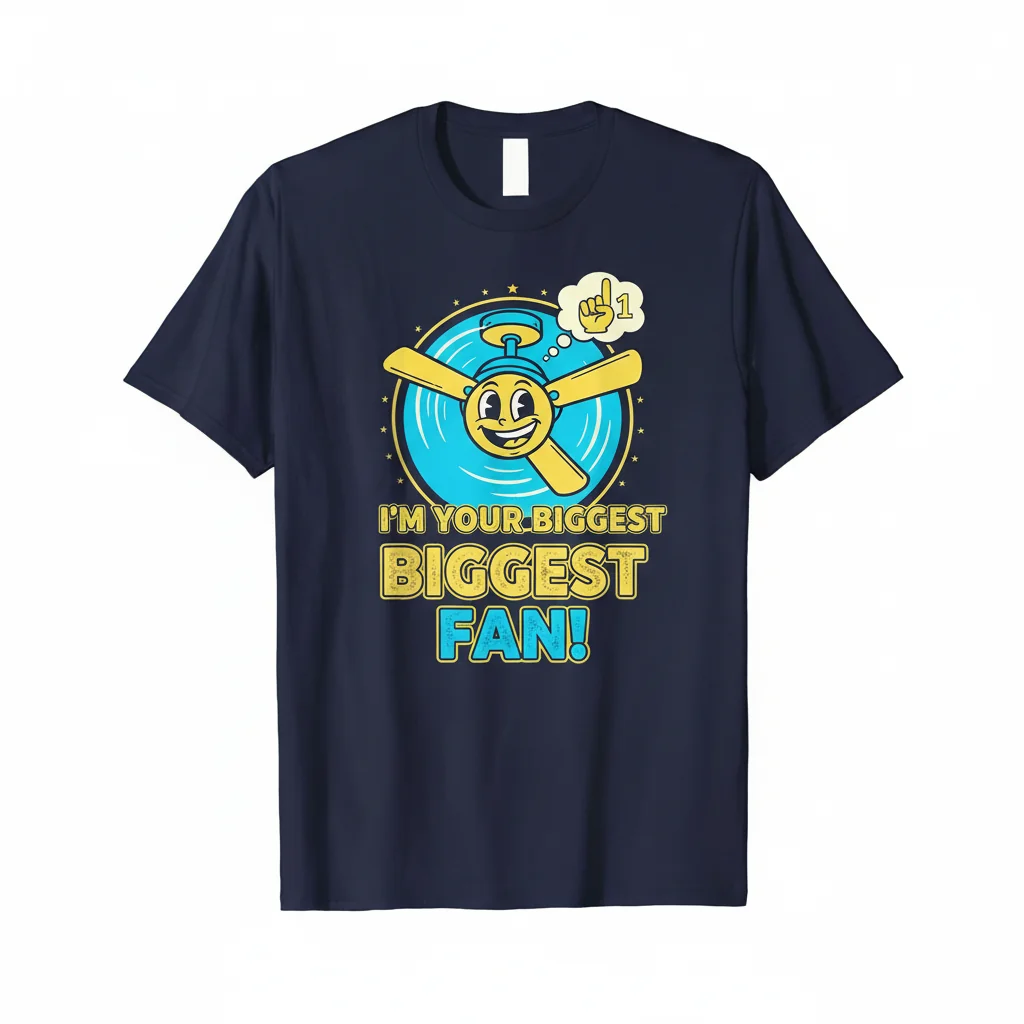 Ceiling Fan Pun Dad Joke T-Shirt - Funny HVAC & Electrician Gift