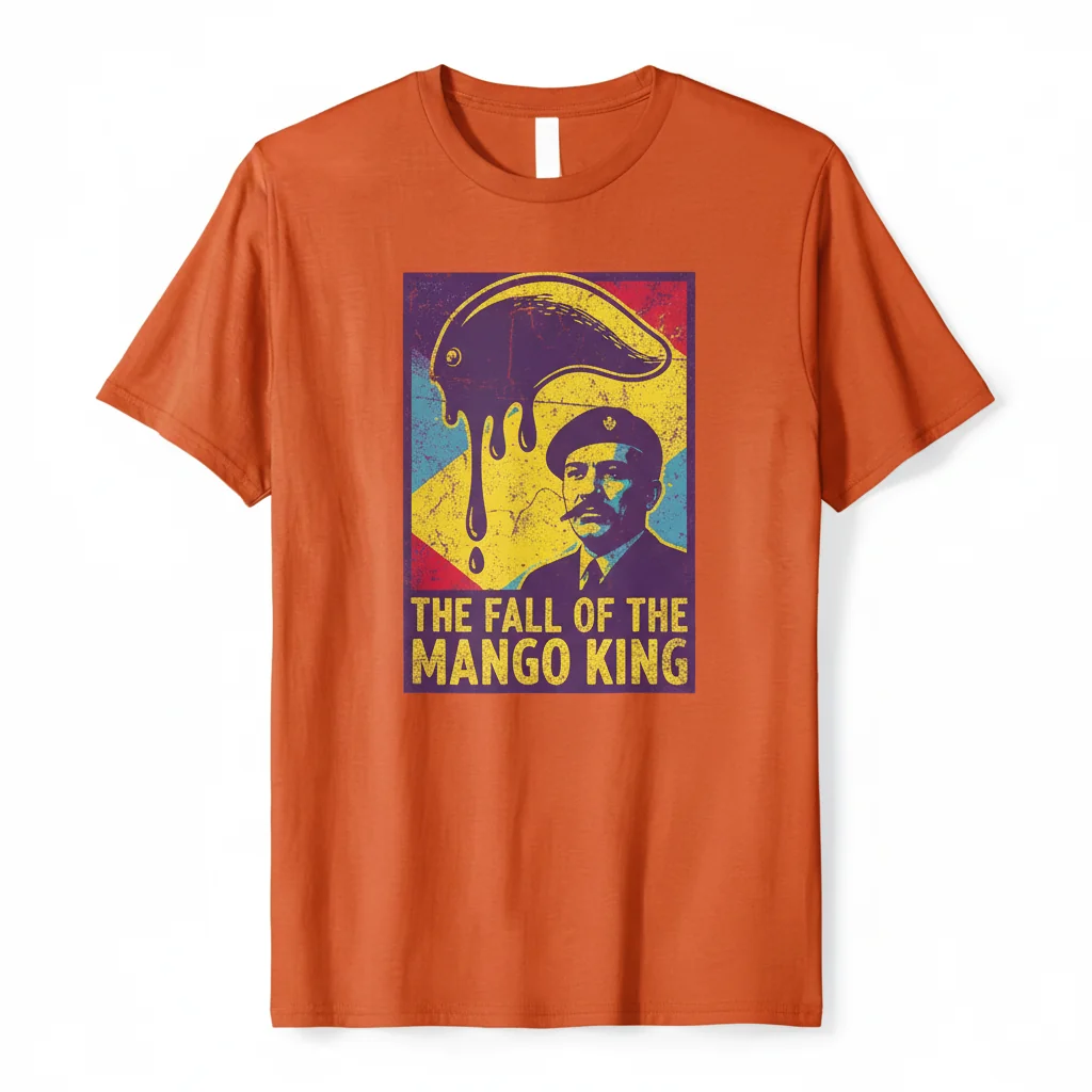 The Mango Mussolini's Fall: A T-Shirt of Triumph and Artistry