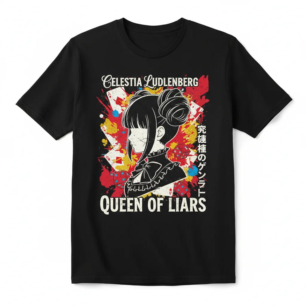 The Ultimate Gambler: Celestia Ludenberg Art Tee