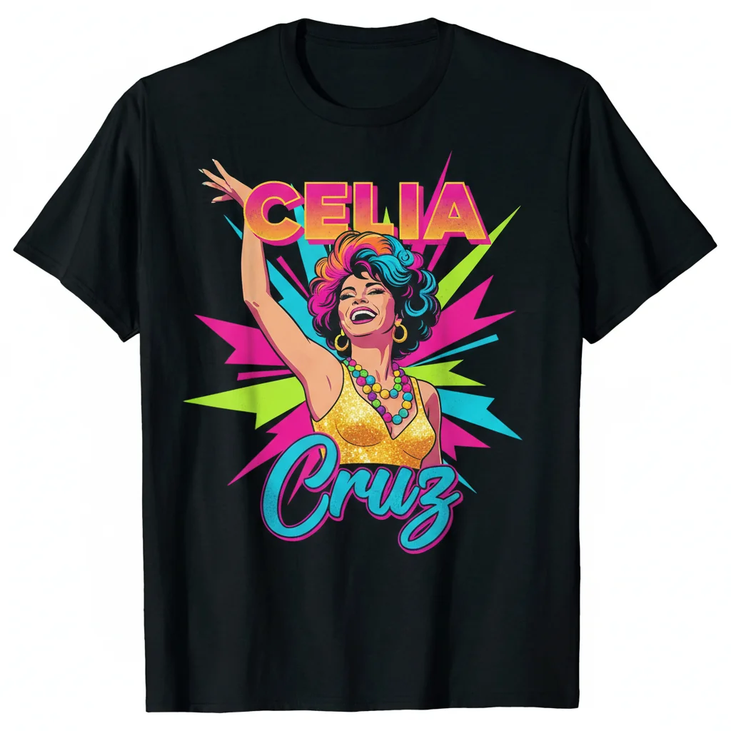 Celia Cruz Essential T-Shirt – High-Quality 100% Cotton Tee