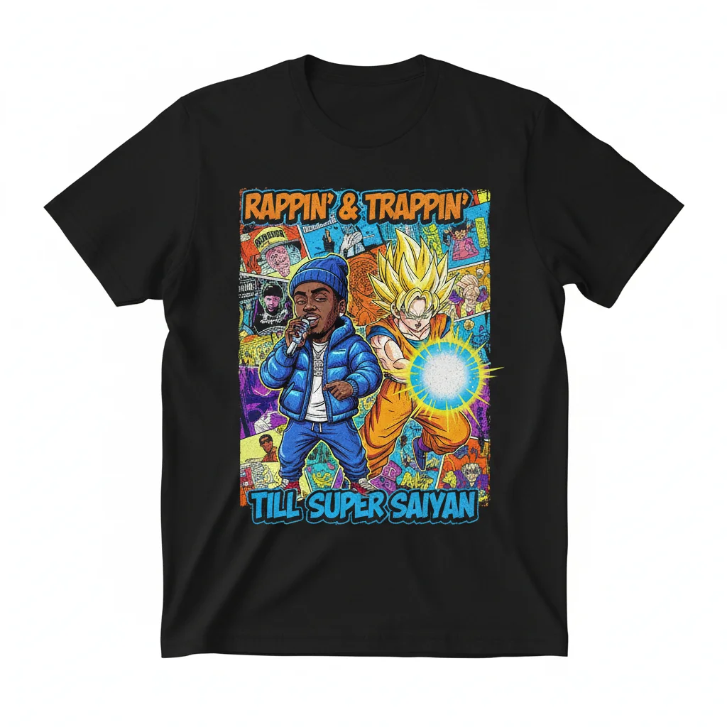 Central Cee x Son Goku T-Shirt | Premium Dragon Ball Fan Apparel