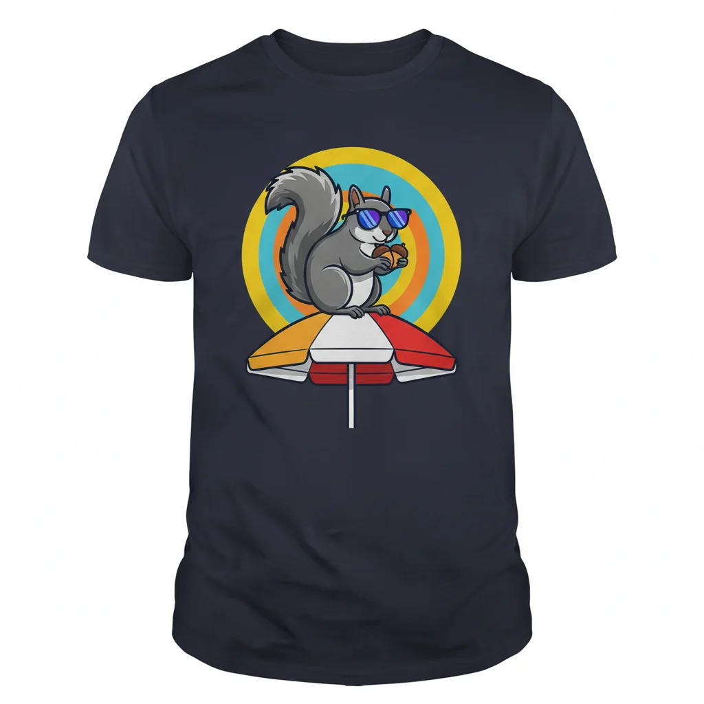 Central Park Squirrel Durable Essential T-Shirt – Pre-Shrunk & Fade-Resistant