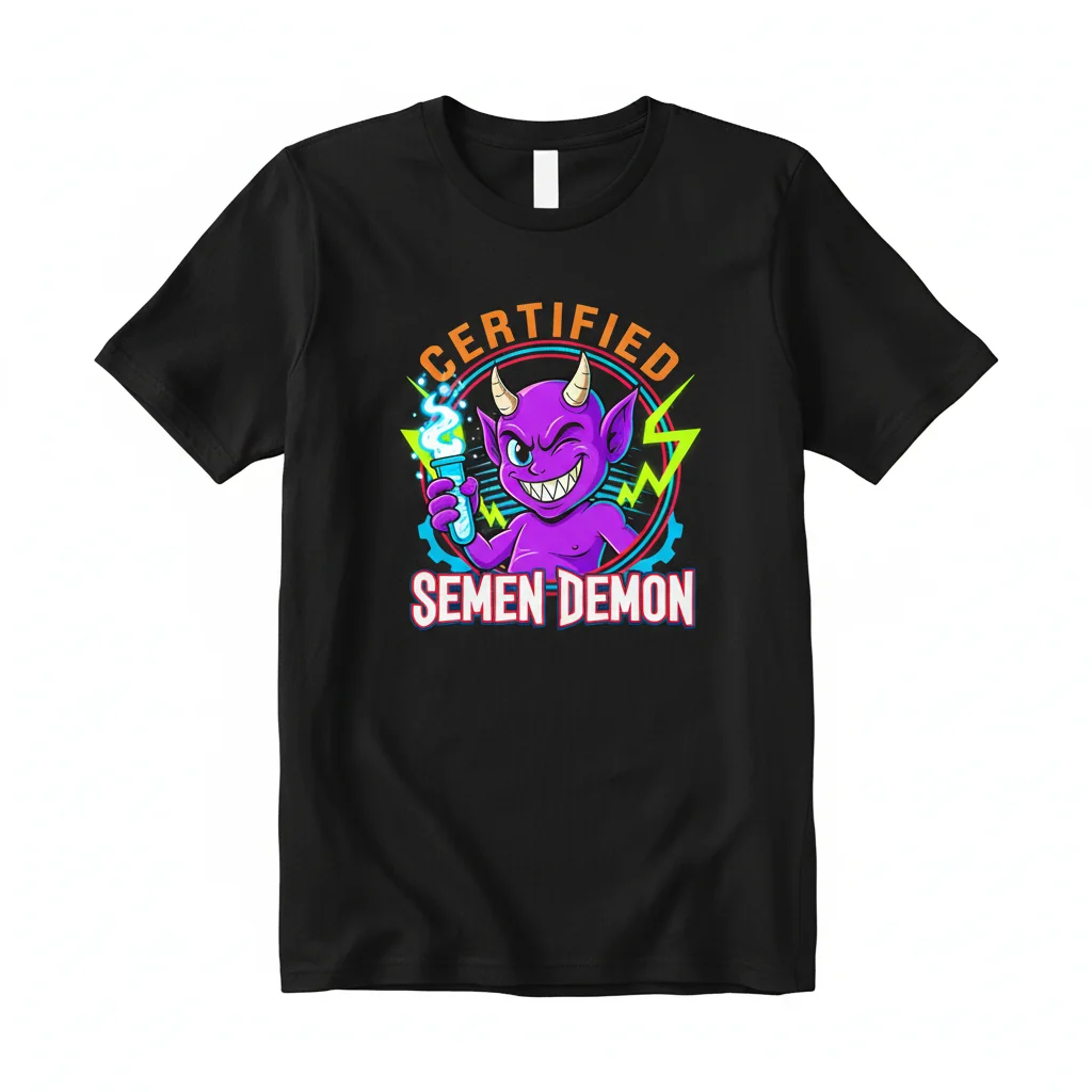 Unleash Your Inner Power: The Certified Semen Demon Premium Tee