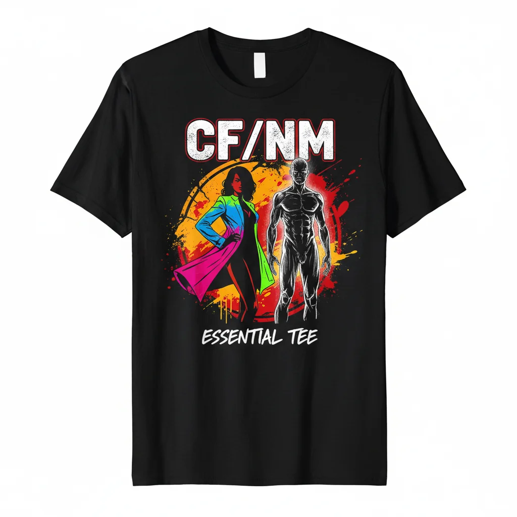 CF/NM (Clothed Female Naked Male) Essential T-Shirt - Unique Art Apparel