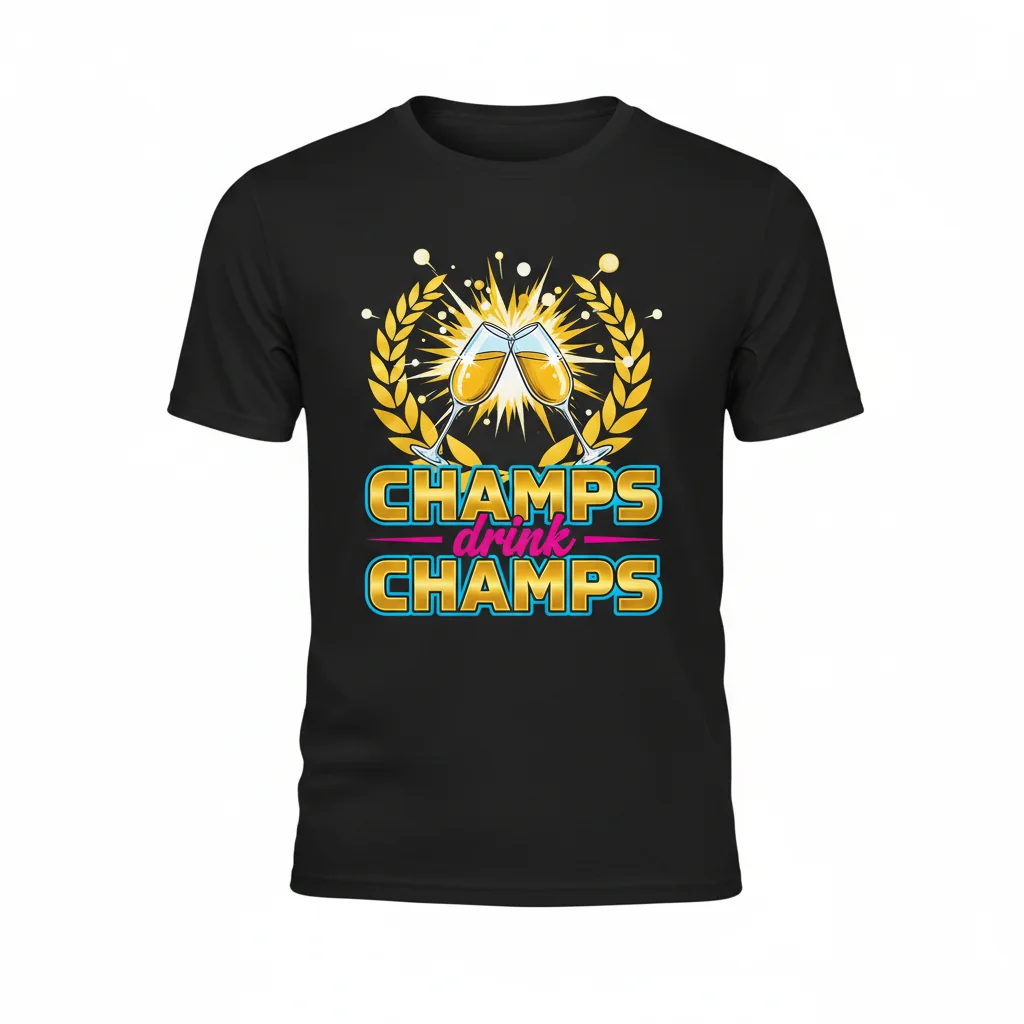 Drink Champs: Where Legends & Lifestyle Unite – The Essential Tee