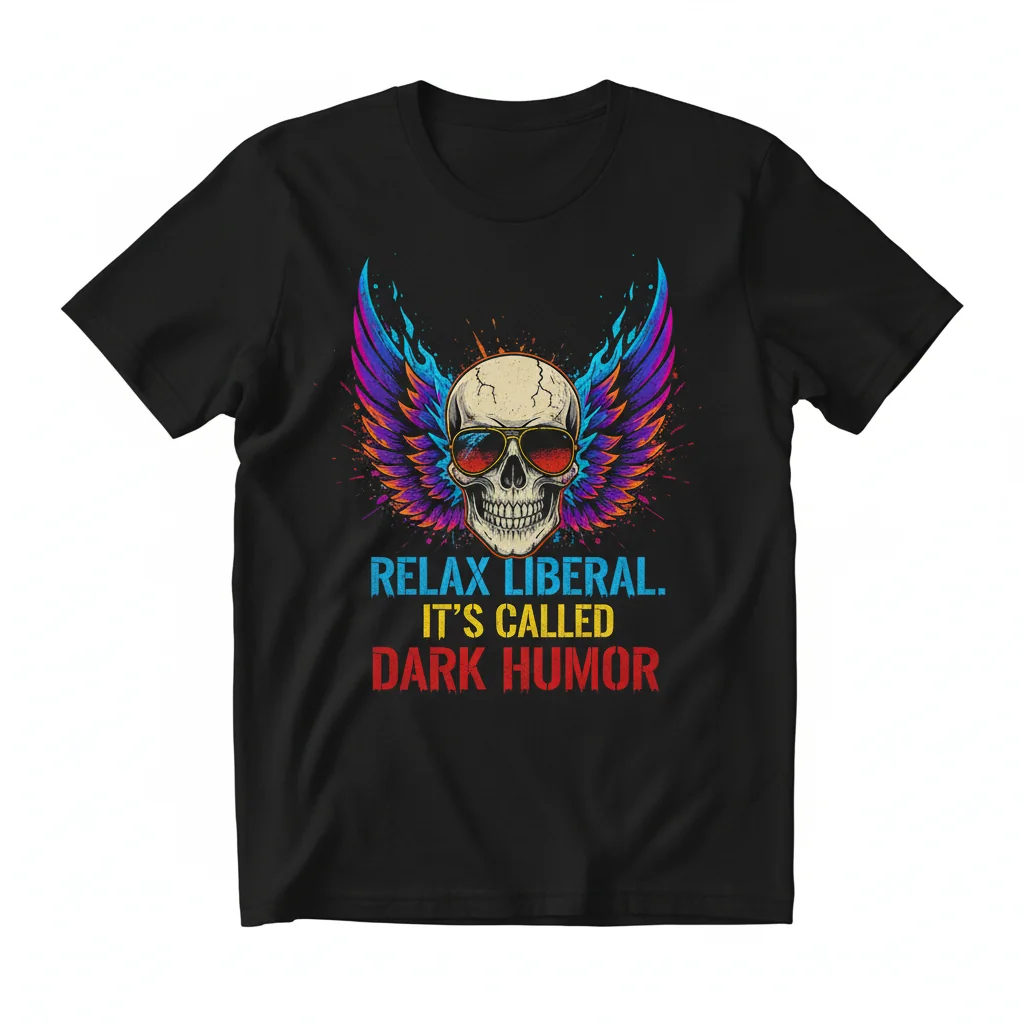 Relax Liberal, It's Dark Humor - Durable Ornament for Lasting Laughter