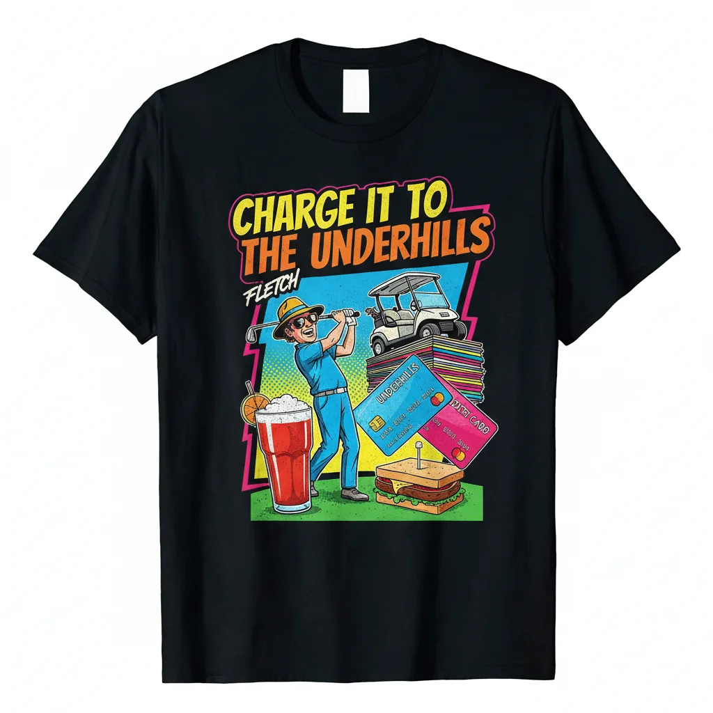 Charge it to the Underhills - Iconic Fletch Lifestyle Tee