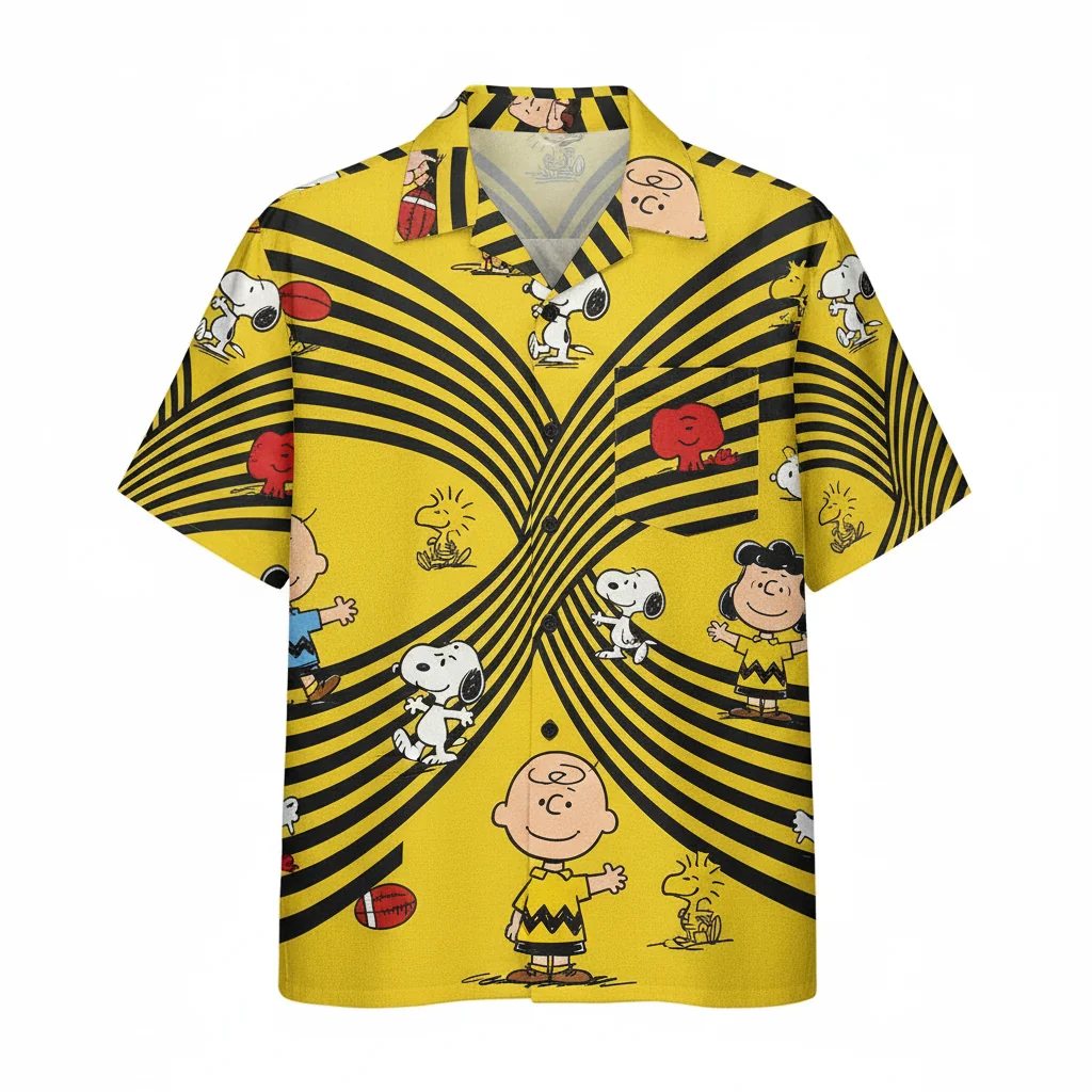 Charlie Brown Peanuts Zig Zag Hawaiian Shirt – Official Peanuts Apparel