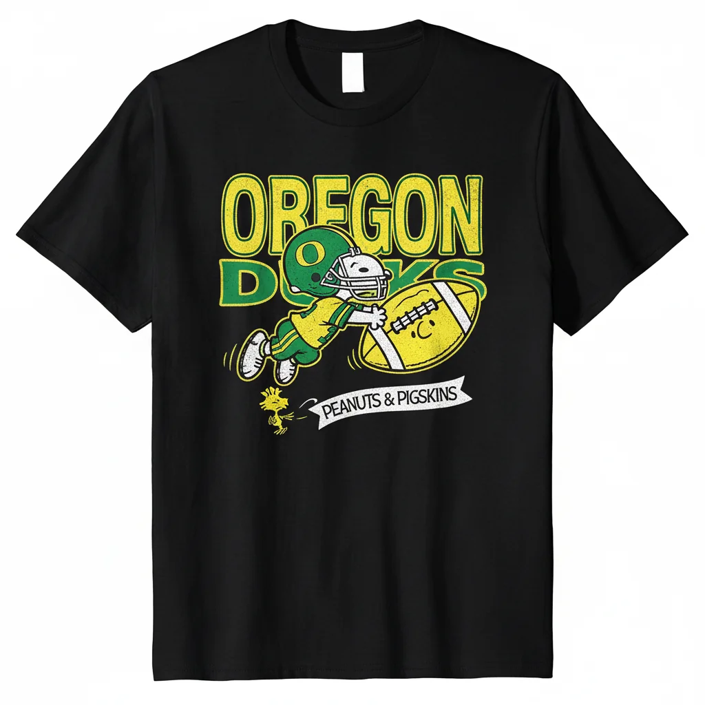 Durable Charlie Brown Snoopy Oregon Ducks Fan Shirt – Pre-Shrunk Comfort