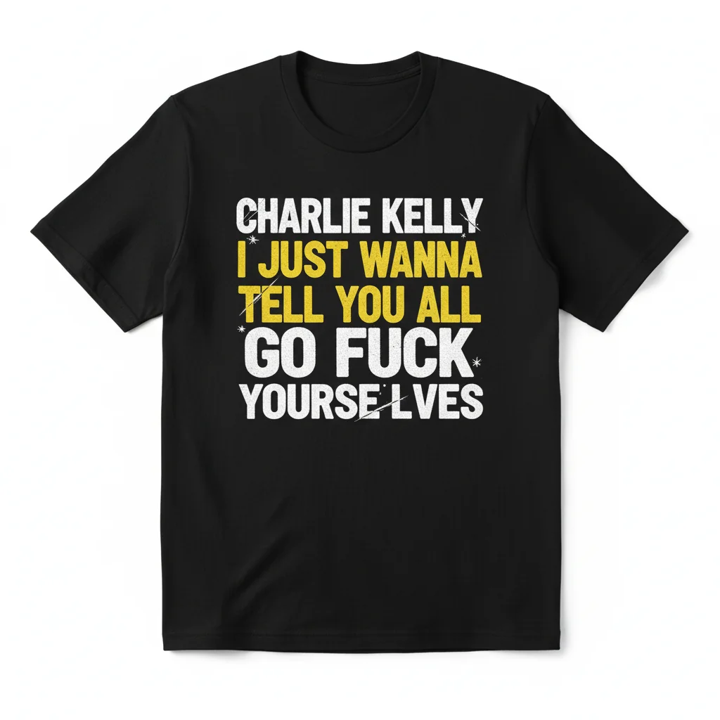 Charlie Kelly Go Fuck Yourselves Shirt - Premium Ring-Spun Cotton Tee