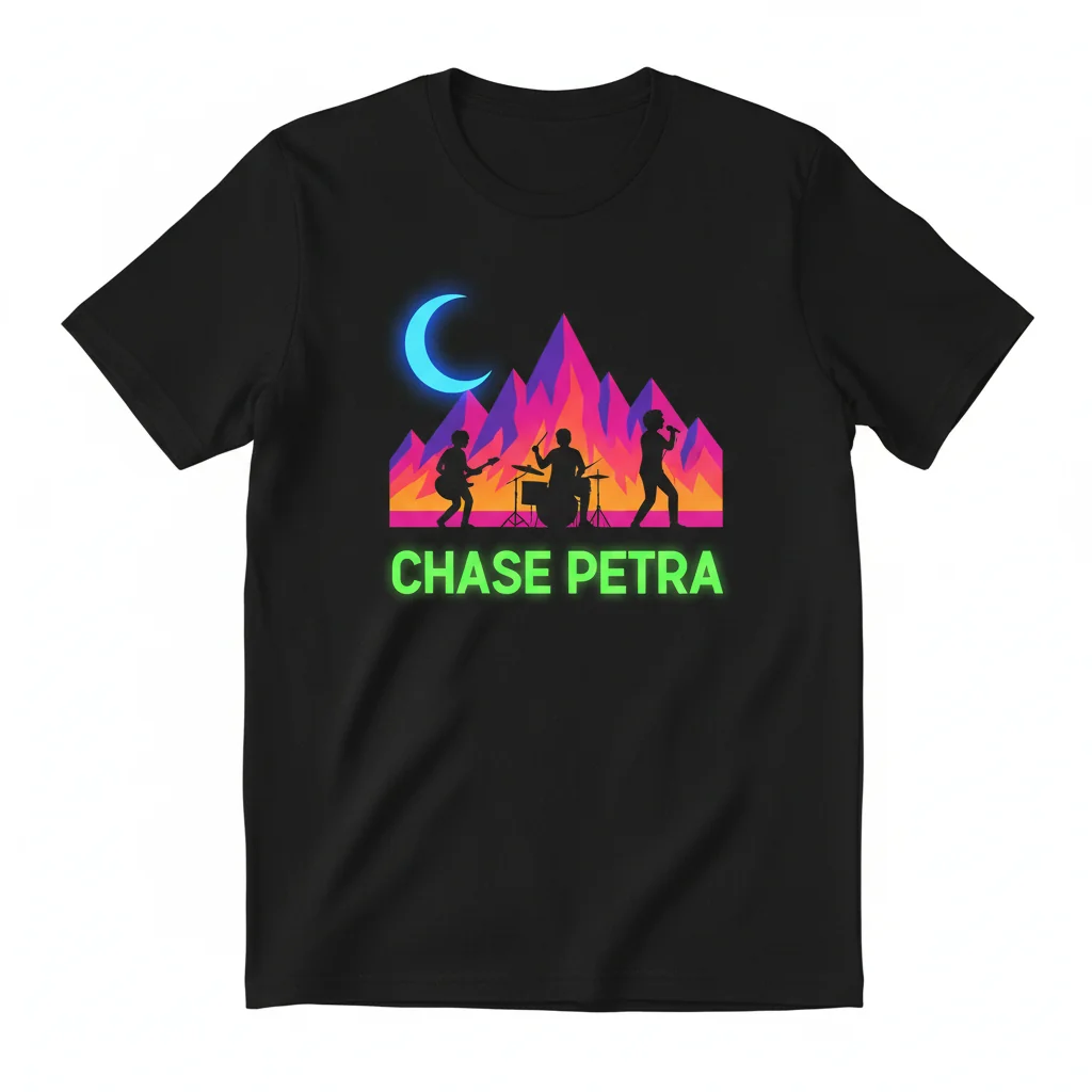 Chase Petra Band Premium T-Shirt - Soft Ring-Spun Cotton Tee