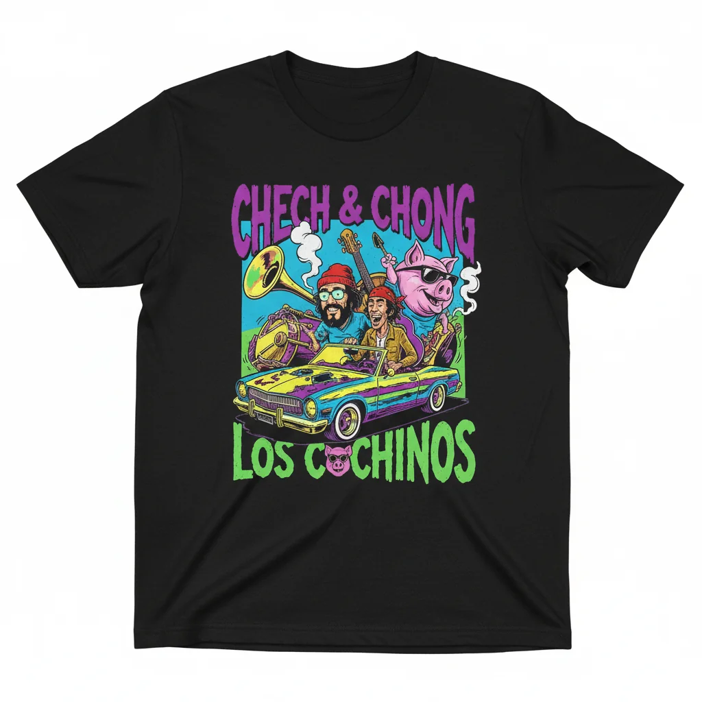 Cheech and Chong Los Cochinos T-Shirt - Official Movie Apparel