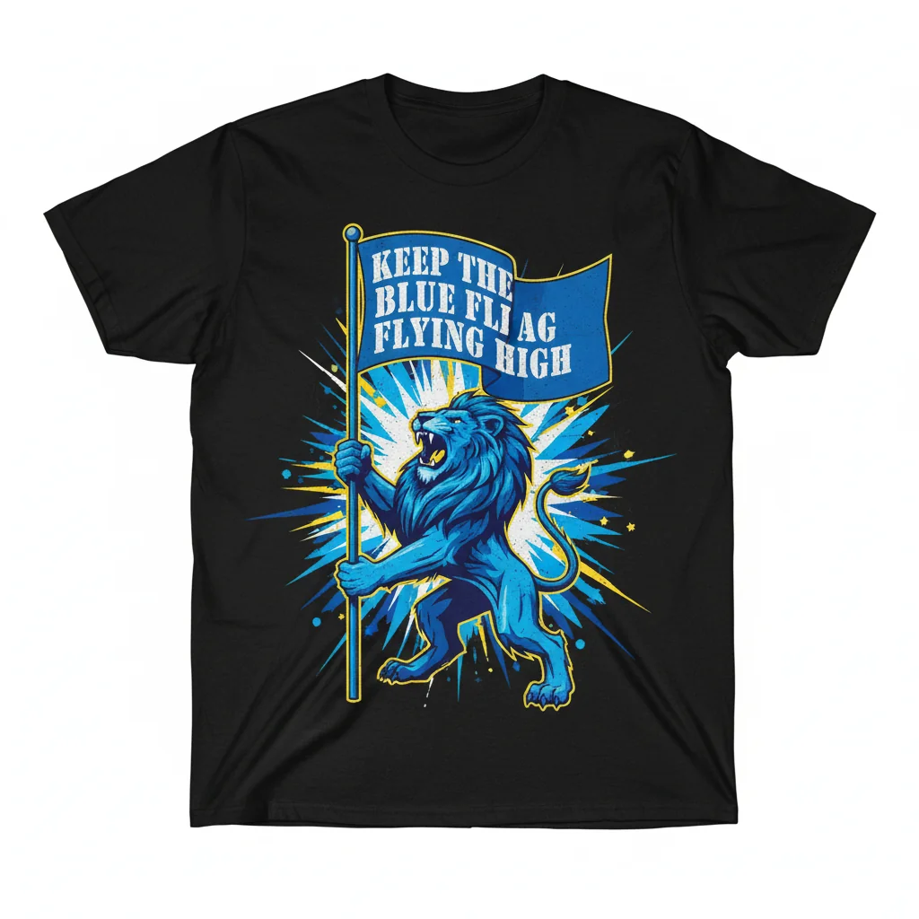 Chelsea FC Blue Flag High Vibe Tee