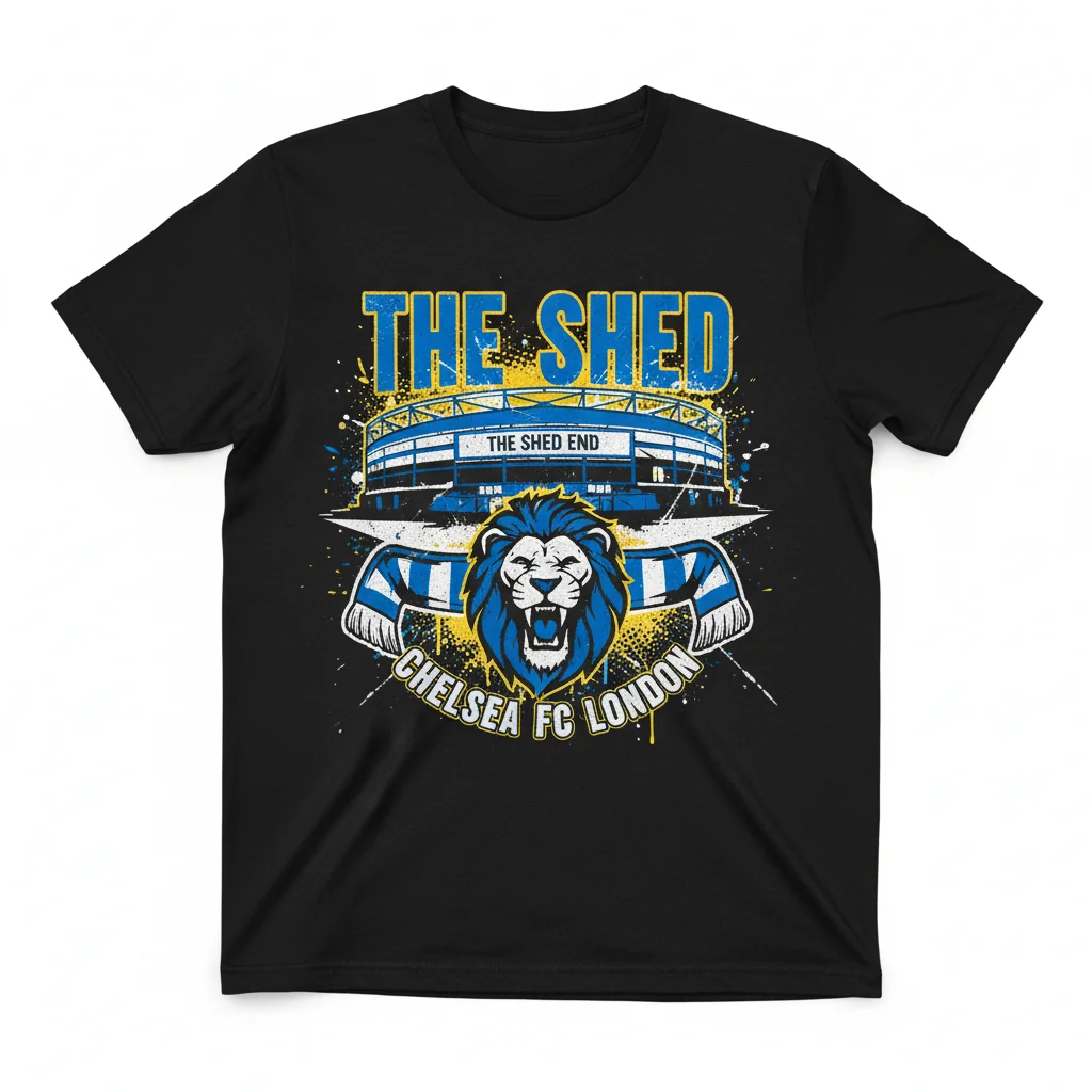 Chelsea FC 'The Shed' Graphic Tee - Premium Fan Apparel for Ultimate Comfort & Durability