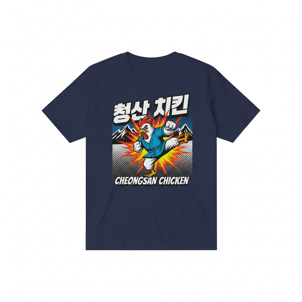 Cheongsan Chicken Essential Tee: Durable Comfort, Lasting Style
