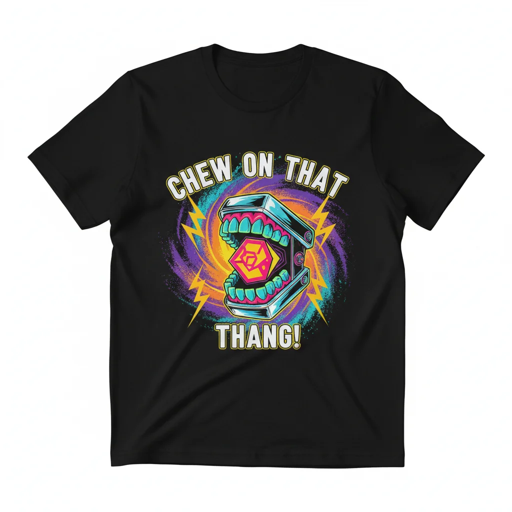Chew On That Thang! Essential Premium Cotton T-Shirt - Unisex Softstyle Tee