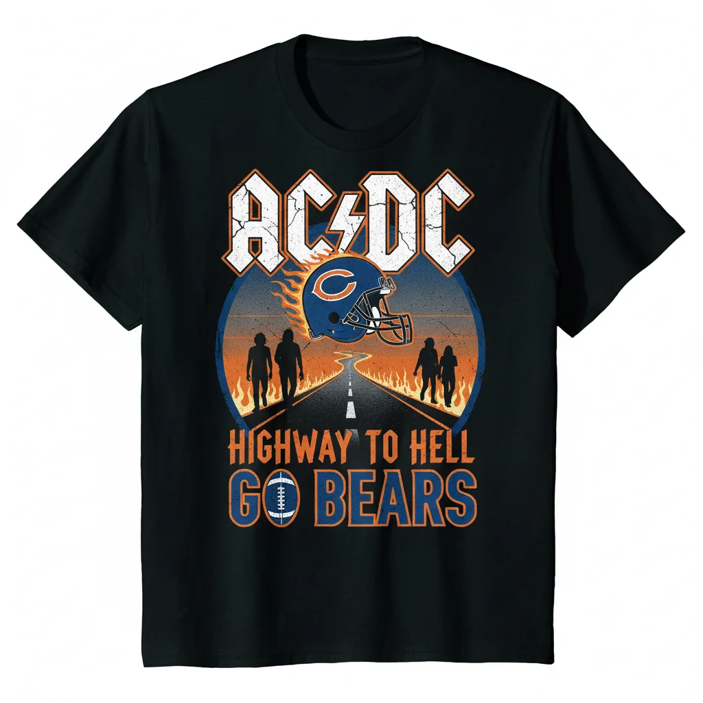 Bears AC/DC 'Highway To Hell' Graphic Tee