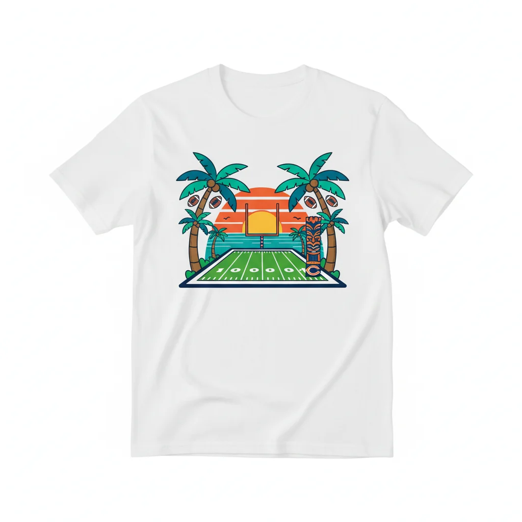 Chicago Bears Tommy Bahama Endzone Paradise Shirt - Ultimate Fan Comfort & Style