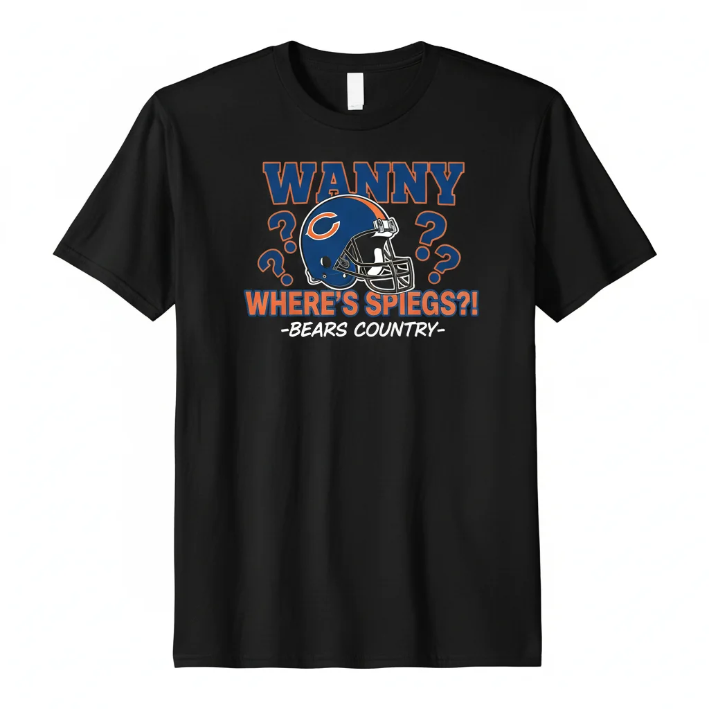 Chicago Bears 'Where's Spiegs?' Fan T-Shirt - Premium Cotton Tee