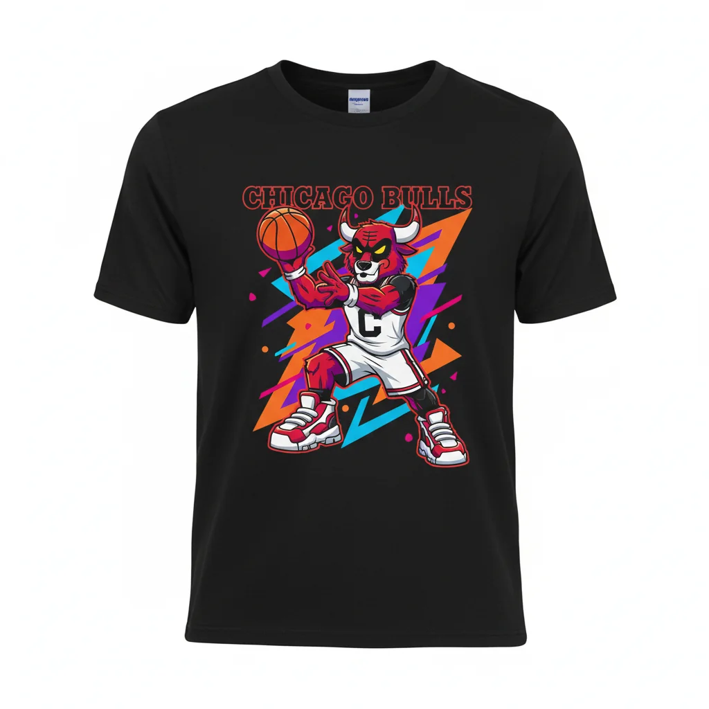 Bulls Benny Art Tee: Court Vibe, Street Ready